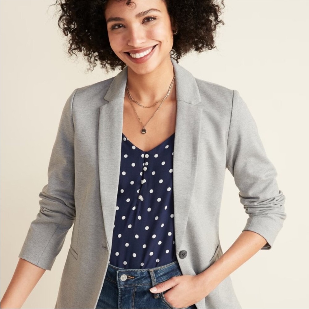 🧥 NWT Classic Ponte Knit Blazer